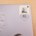 2008 Arnold Machin 40 Years of Coin Design Medal Cover - Royal Mail First Day Cover