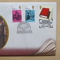 2000 Public Libraries 150th Anniversary 50p Pence Coin Cover - Benham First Day Cover