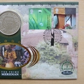 2000 The New Millennium People & Place 1 Dollar Coin Cover - Benham First Day Cover Signed