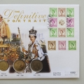 1998 The Definitive Portrait 10p Pence & Shilling Multi Coin Cover - First Day Cover Mercury