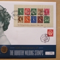 2002 Dorothy Wilding Stamps 50th Anniversary 3p Pence Coin Cover - First Day Cover Mercury