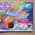 2004 Occasions 1 Crown Coin Cover - First Day Cover by Mercury