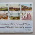 1994 Investiture of Prince of Wales 25th Anniversary Medal Cover - Royal Mint First Day Covers