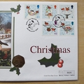 2001 Christmas Isle of Man 50p Pence Coin Cover - First Day Cover by Mercury