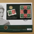 2002 The Queen's Golden Jubilee 3p Pence Coin Cover - First Day Cover by Mercury