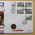 1996 England Football World Cup Winners 30th Anniversary 2 Pounds Coin Cover - First Day Cover