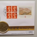 1998 Prince of Wales 50th Birthday 5 Pounds Coin Cover - First Day Cover by Mercury