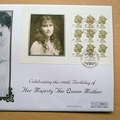 2000 100th Birthday The Queen Mother 5 Pounds Coin Cover - First Day Cover by Mercury