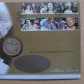 2000 The Queen Mother Women of the Century Silver Crown Coin Cover - First Day Cover by Mercury