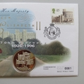 1996 Queen Elizabeth II 70th Birthday Silver 5 Pounds Coin Cover - First Day Cover by Mercury