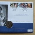 2002 The Queen Mother Memorial Isle of Man 1 Crown Coin Cover - First Day Cover by Mercury