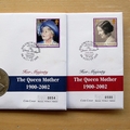 2002 Life & Times of The Queen Mother 50p Pence Coin Covers Set - Solomon Islands First Day Covers