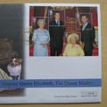 2000 100th Birthday The Queen Mother Crown Coin Cover - First Day Cover by Mercury