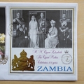 2002 The Queen Mother 100th Birthday 1000 Kwacha Coin Cover - Zambia First Day Cover