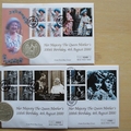 2000 100th Birthday The Queen Mother Gibraltar 1 Crown Coin Covers Set - First Day Covers by Mercury