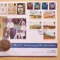 1999 The 30th Anniversary of the Investiture 5 Pounds Coin Cover - UK First Day Cover by Mercury