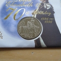 1996 Queen Elizabeth II 70th Birthday 50p Pence Coin Cover - St.Helena First Day Cover by Mercury