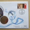 1996 Queen Elizabeth II 70th Birthday 5 Pounds Coin Cover - Gibraltar First Day Cover by Mercury