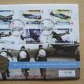 2000 Battle of Britain 60th Anniversary Flown 50p Pence Coin Cover - Guernsey First Day Cover by Mercury