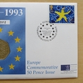 1992 EEC British Presidency of Europe 50p Coin Cover - UK First Day Cover