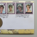 1999 Diana Princess of Wales Memorial 5 Pounds Coin Cover - Royal Mint First Day Cover