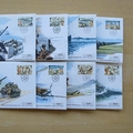 1994 D-Day 50th Anniversary 1 Crown Coin Cover Set - Isle of Man First Day Covers
