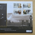 2000 Winston Churchill 50p Pence Coin Cover - Tristan Da Cunha First Day Cover