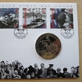 1995 Liberation of Guernsey 50th Anniversary 2 Pounds Coin Cover - First Day Cover