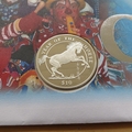 2002 Circus Silver 10 Dollars Coin Cover - UK First Day Cover