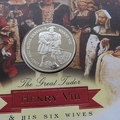 1997 The Great Tudor Henry VIII & His Six Wives Silver 2 Pounds Coin Cover - UK First Day Cover