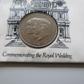 1981 Royal Wedding of Prince & Princess of Wales Crown Coin Cover - First Day Cover