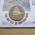 1990 Battle of Britain 50th Anniversary 5 Dollars Coin Cover - Marshall Islands First Day Cover