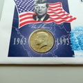 1993 John F Kennedy 30 Year Tribute Half Dollar Coin Cover - USA First Day Cover