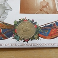 1998 Coronation HM QEII 45th Anniversary 5 Shillings Coin Cover - UK First Day Cover