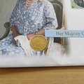 1999 Lady of The Century The Queen Mother 22ct Gold 25 Pounds Coin Cover - Guernsey First Day Cover