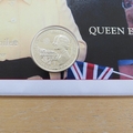 2003 The Golden Jubilee HM QEII Silver 1 Crown Coin Cover - Papua New Guinea First Day Cover