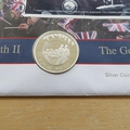 2002 Queen Elizabeth II Golden Jubilee Silver 50p Pence Coin Cover - Guernsey First Day Cover