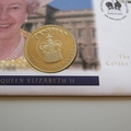 2002 The Queen's Golden Jubilee 50p Coin Cover - UK First Day Covers