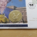 2002 The Queen's Golden Jubilee 50p Pence Coin Cover - First Day Cover UK