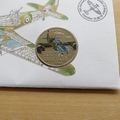 2010 Battle of Britain 70th Anniversary 5 Pounds Coin Cover - Bristol Blenheim - Gibraltar FDC