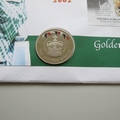 2002 Queen's Golden Jubilee BU 50p Coin Cover - Antigua & Barbuda PNC First Day Covers
