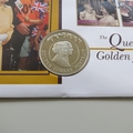 2002 The Queen's Golden Jubilee 50p Coin Cover - Falkland Islands First Day Cover