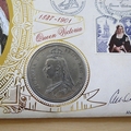 2000 Queen Victoria 1889 Silver Crown Coin Cover - Benham First Day Cover