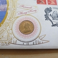 1997 Farewell Hong Kong 1898 Gold Sovereign Coin Cover - Benham Covers