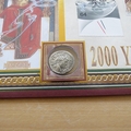 2000 The Roman Empire Silver Roman Denarius Coin Cover - Benham First Day Cover