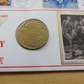 1995 VE Day 50th Anniversary 2 Pounds Coin Cover - Benham First Day Cover