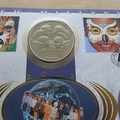 2001 The New Millennium The Future 1 Royal Coin Cover - Benham First Day Cover - Signed
