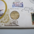 1997 500th Anniversary John Cabot Coin Cover - Benham First Day Cover - Signed
