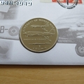 1999 Berlin Airlift 50th Anniversary 1 Crown Coin Cover - Benham First Day Cover - Signed