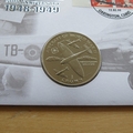 1999 Berlin Airlift 50th Anniversary Signed 1 Crown Coin Cover - Benham First Day Cover